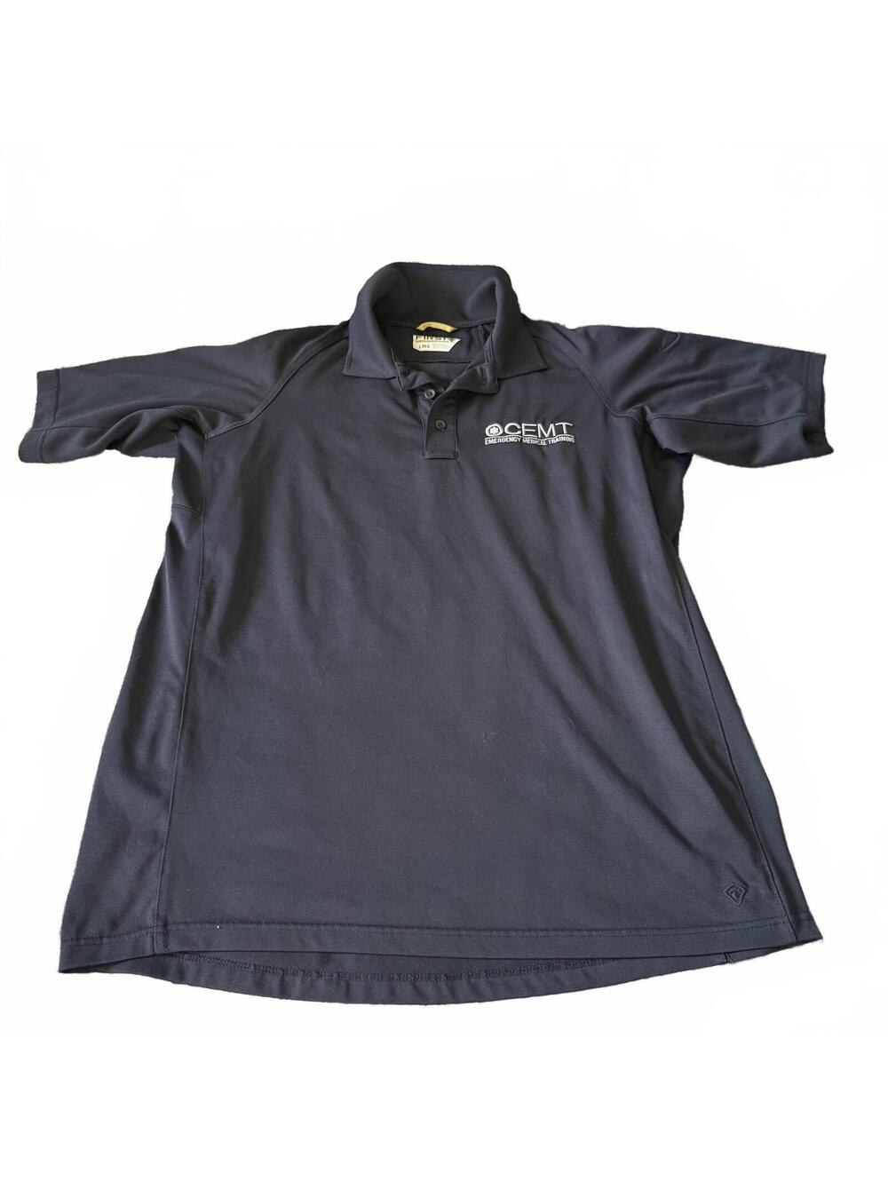 First Tactical CEMT Emergency Medical Training Polo Black Large Uniform Shirt
